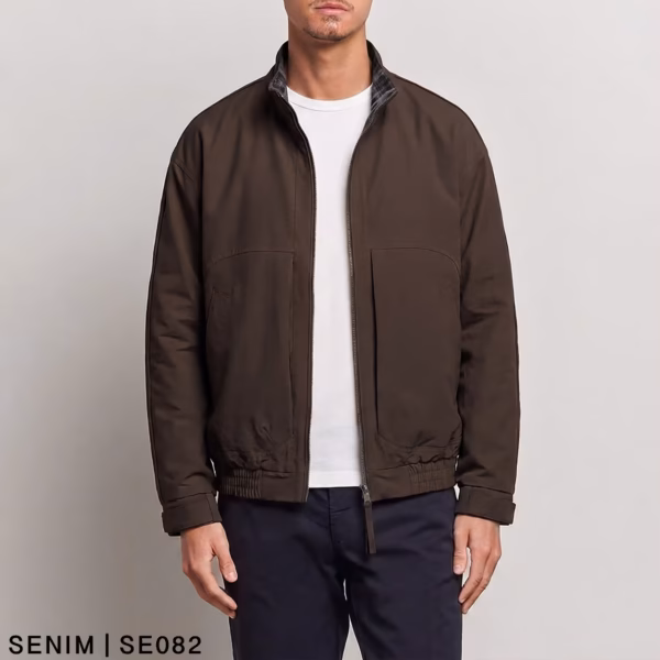 Áo khoác gió bomber 3 lớp chần bông cao cấp Se082